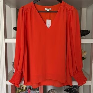 Jade by Melody Tam / Orange shirred wrist too